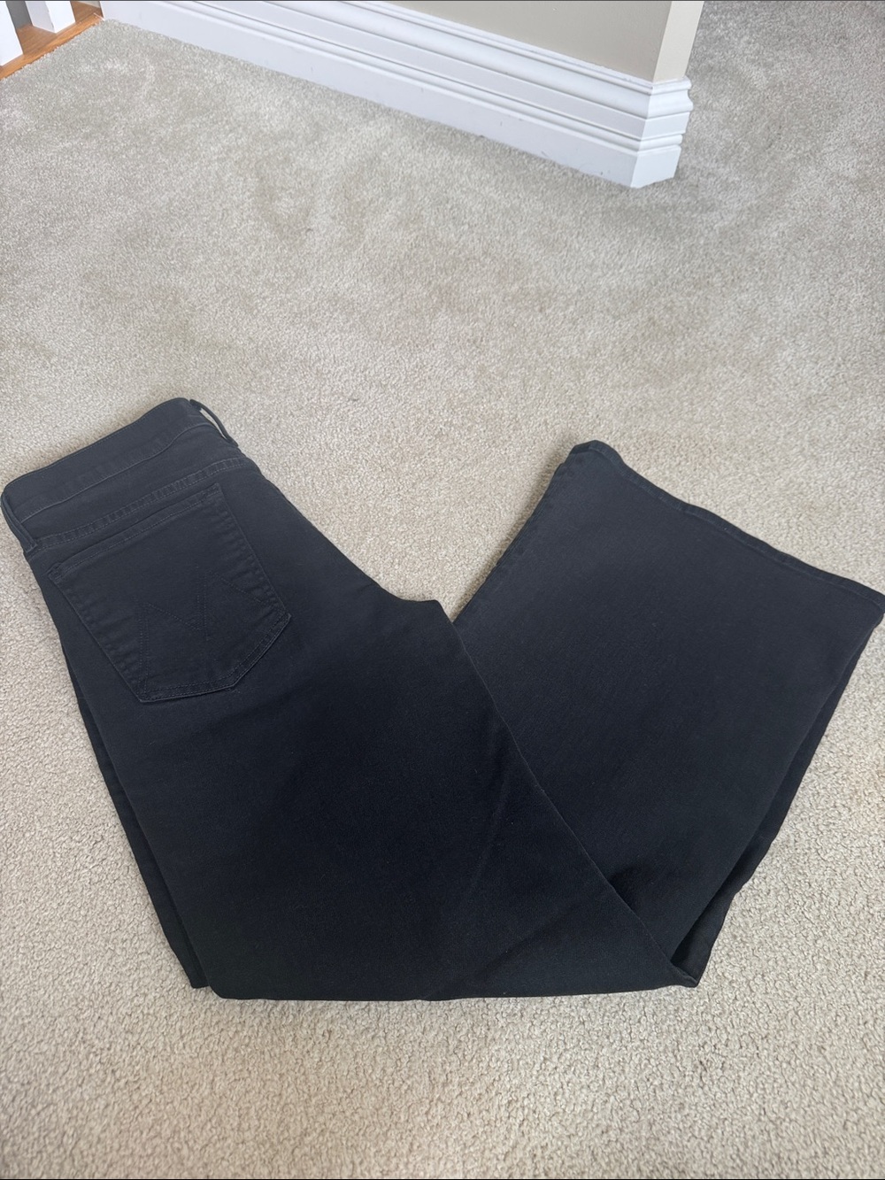 MOTHER Lil Twister Sneak Wide-Leg Flare Jeans